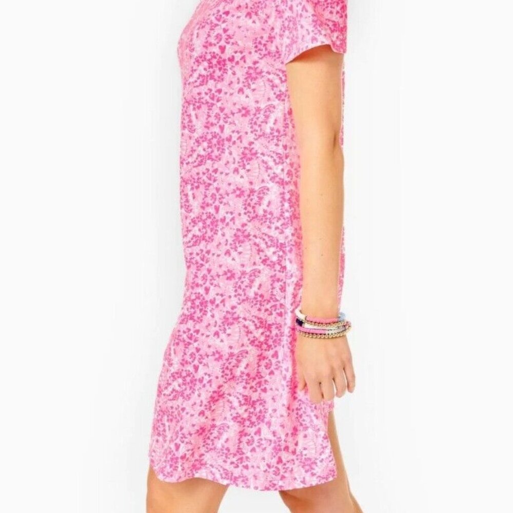 Lilly Pulitzer Cody T-shirt Dress in Pink Shandy Large